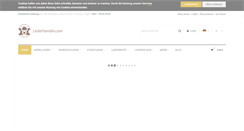 Desktop Screenshot of lederhandel.com