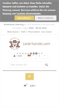 Mobile Screenshot of lederhandel.com