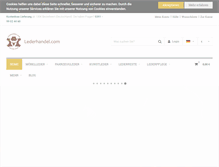 Tablet Screenshot of lederhandel.com